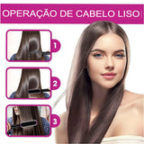 Escova Magic Easy Hair 5 em 1 - Alisa, Seca, Hidrata, Modela e Anti-Frizz (BIVOLT 110/220V)